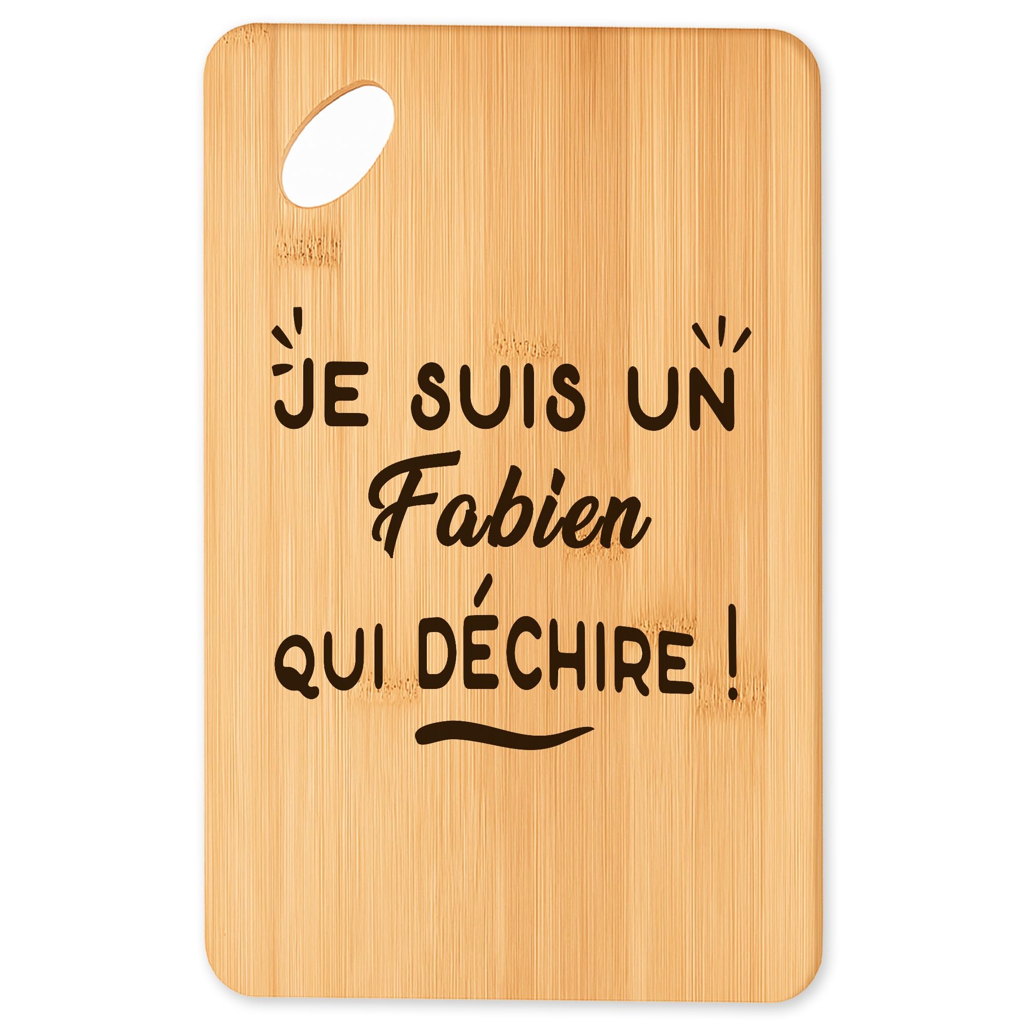 Planche à découper en bambou durable contre les rayures et plateau apéro