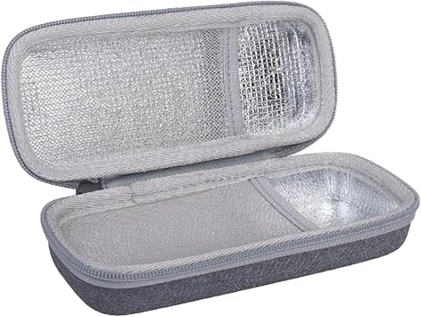 Aenllosi Hard Case for Microneedling Pen/Replaceable Cartridges, Gray | EVA hard shell, Water-resistant design, Dust-resistant design
