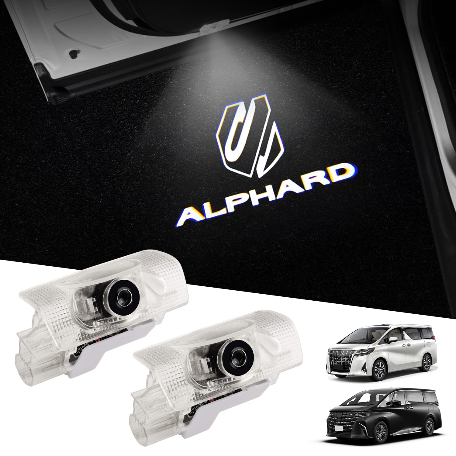 Jiooy トヨタ 新型アルファード40系 カーテシランプ LEDロゴ投影 アル…
