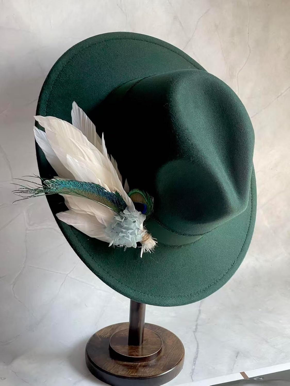 Wide Brim Women Fedora Hat- Panama Dress Hats for Party 2025 - Image 5