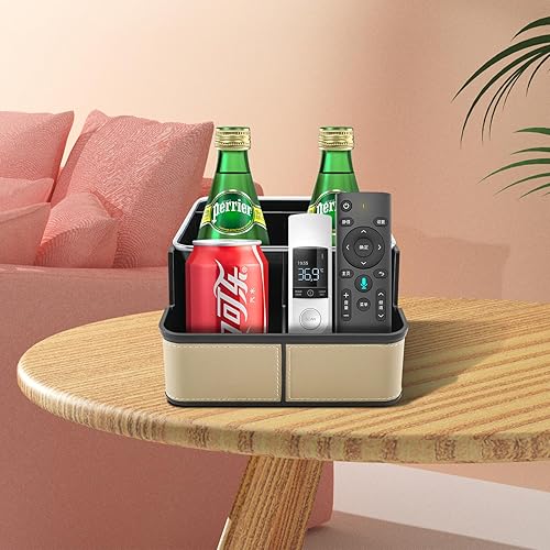 Miniatura 5 de Organizador de automóvil entre el asiento trasero, caja de almacenamiento para reposabrazos de automóvil con 3 compartimentos, caja de