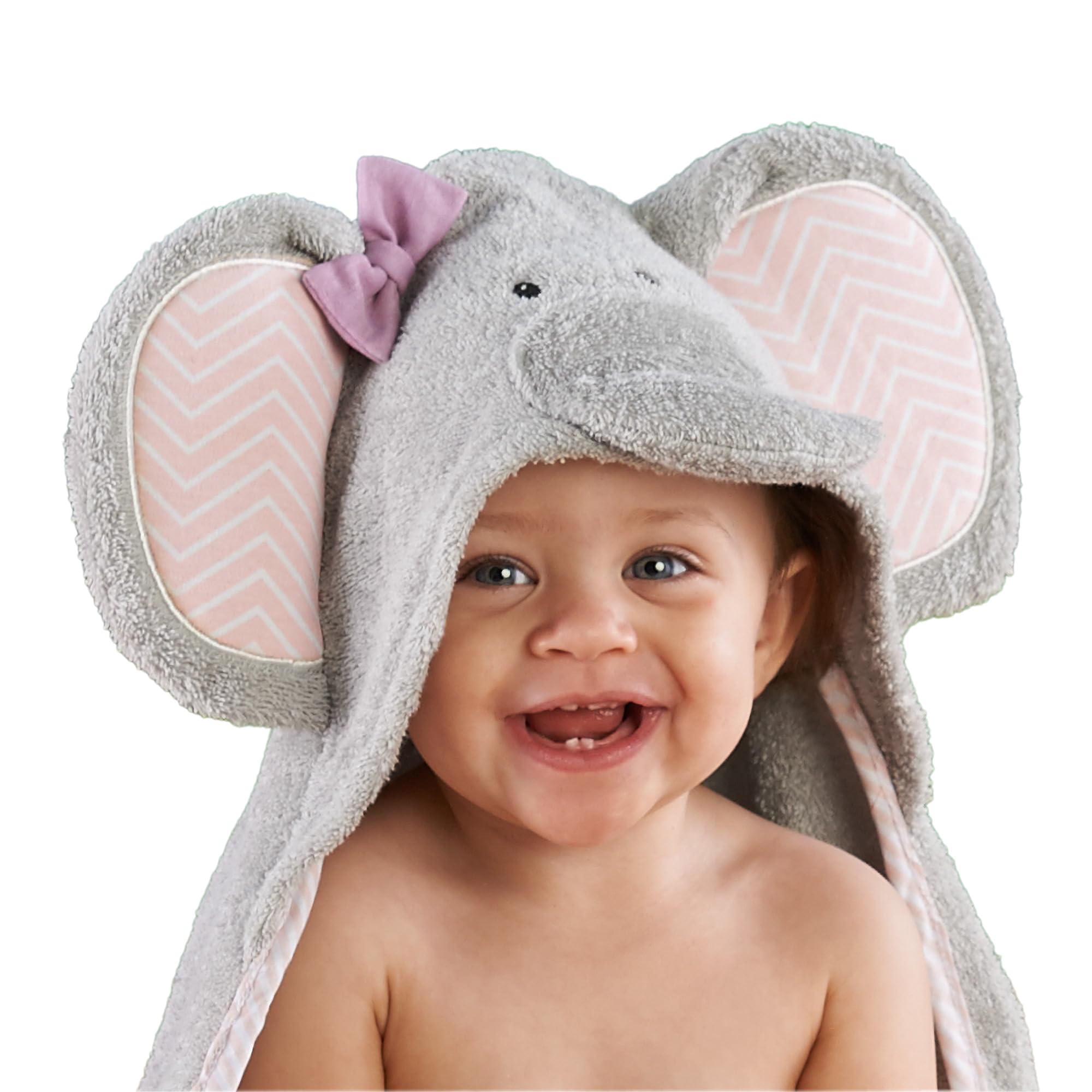 Baby Aspen Ręcznik z kapturem do spa (rozprysk słonia)