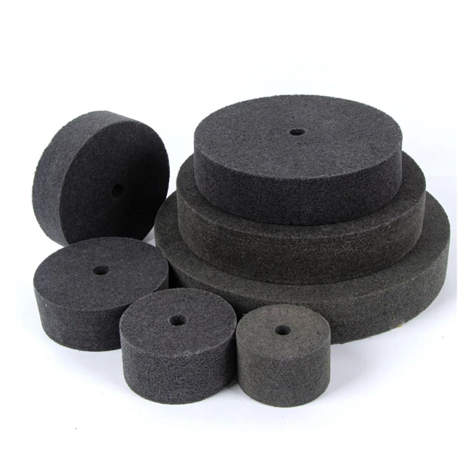Polierrad aus Nylonfaser, Vlies, 150/200 mm/250 mm/300 mm, 1 Stück (250 x 25 mm, 5P P240)
