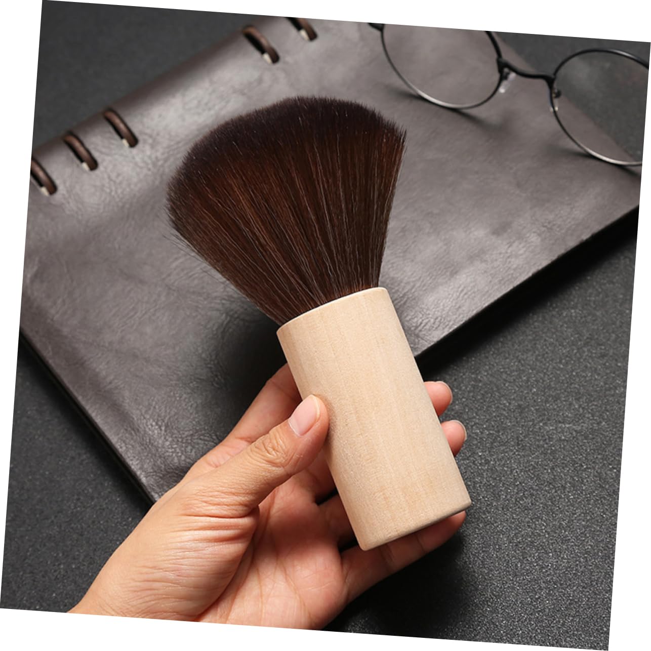 VINTORKY Vinyl Record Cleaning Brush Handle Static and Vinyl Cleaner for Record Players Ensuring Optimal Sound Quality and