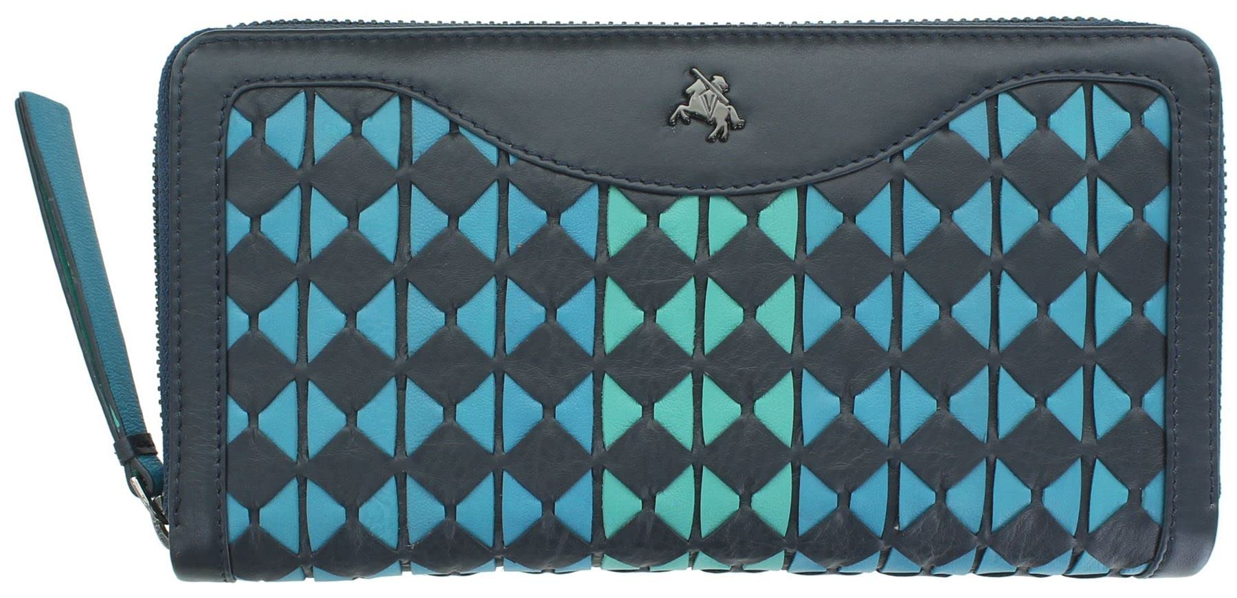 VISCONTI Bora Bora BR76 Portafoglio in pelle con chiusura lampo e blocco RFID
