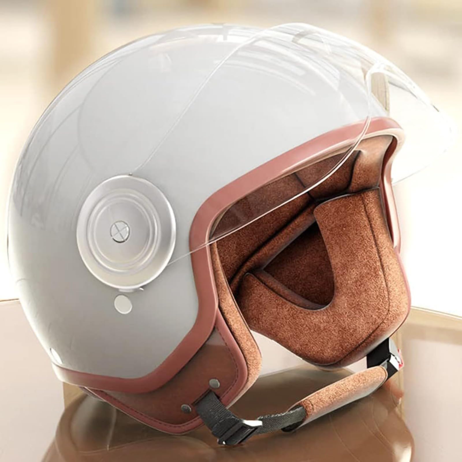 Amazon | ヴィンテージベスパハーフヘルメットオートバイドイツ
