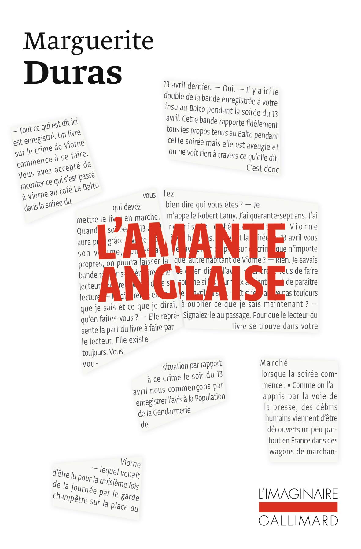 L'amante anglaise (L'Imaginaire)