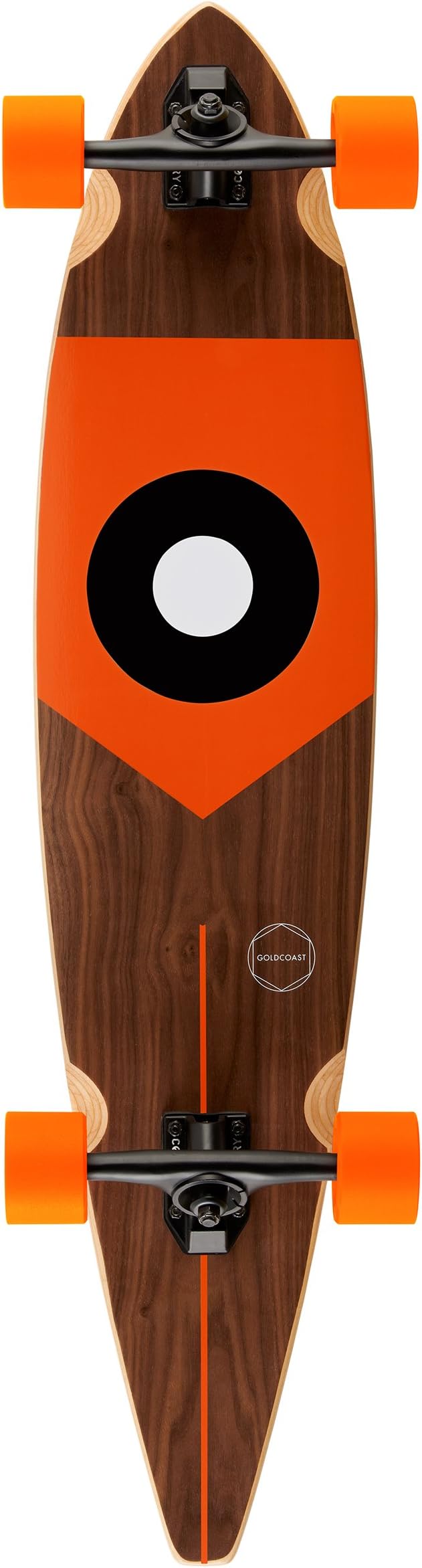SKATE GOLDCOAST "The Goal Netherlands Pintail Complete Longboard, 40-Inch