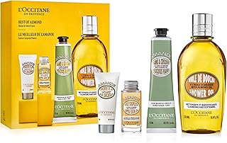 L'OCCITANE Almond Greatest Hits: Cleansing Shower & Supple Skin Oils, Moisturizer & Hand Cream, Purifies, Hydrates, Smooth Price In India