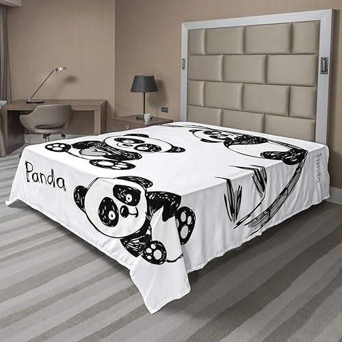 Miniatura 6 de Ambesonne Sábana encimera de hockey, foto de una arena deportiva llena de personas fanáticos del torneo de audiencia, juego de campeonato de torneo,