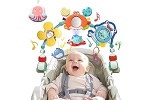 Adorable and Fun Musical Car Seat and Stroller Toy
