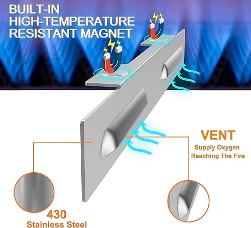Miniatura 3 de Protectores de viento para parrilla Blackstone de 22 pulgadas, accesorios de parrilla de protección contra el viento para Blackstone de 22 pulgadas,