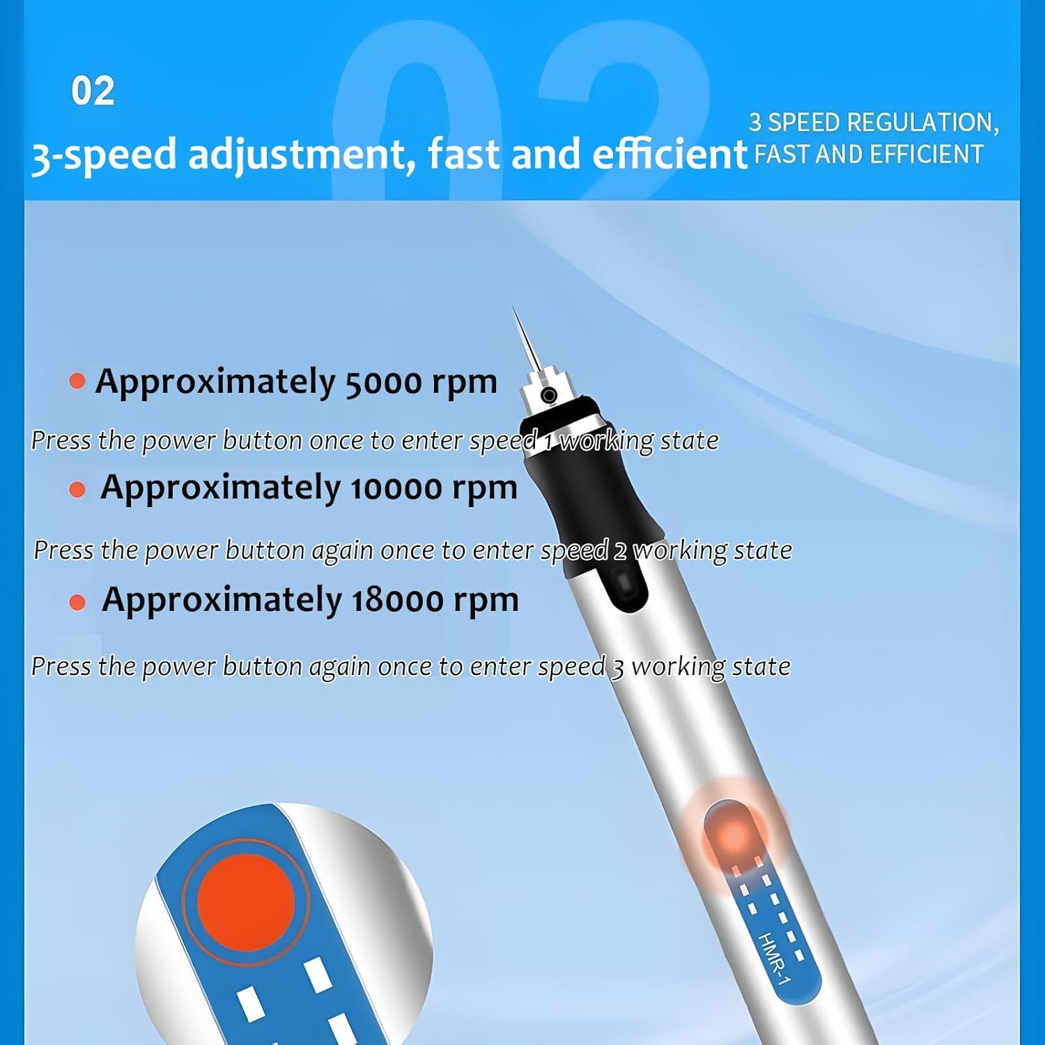 Mini trituradora portátil, homogeneizador ultrasónico de Mano, Capacidad de 1,5 ml, con Cabezales de trituración de 3/4/6 mm, 18 000 RPM, para análisis de Tejidos Vegetales y Alimentos