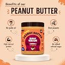 Nutty Village Jaggery Peanut Butter Creamy 1 Kg with 25g Protein - Healthy Snack for Breakfast spread - No Palm Oil - Vegan and Gluten free - No Cholestrol - 1Kg Peanut Butter gallery image
