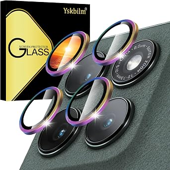 Compatible with Motorola Moto Edge 2025 Camera Lens Protector, Individual Metal Camera Cover Screen Protector,9H Hardness, Scratch-Resistant, Case Friendly