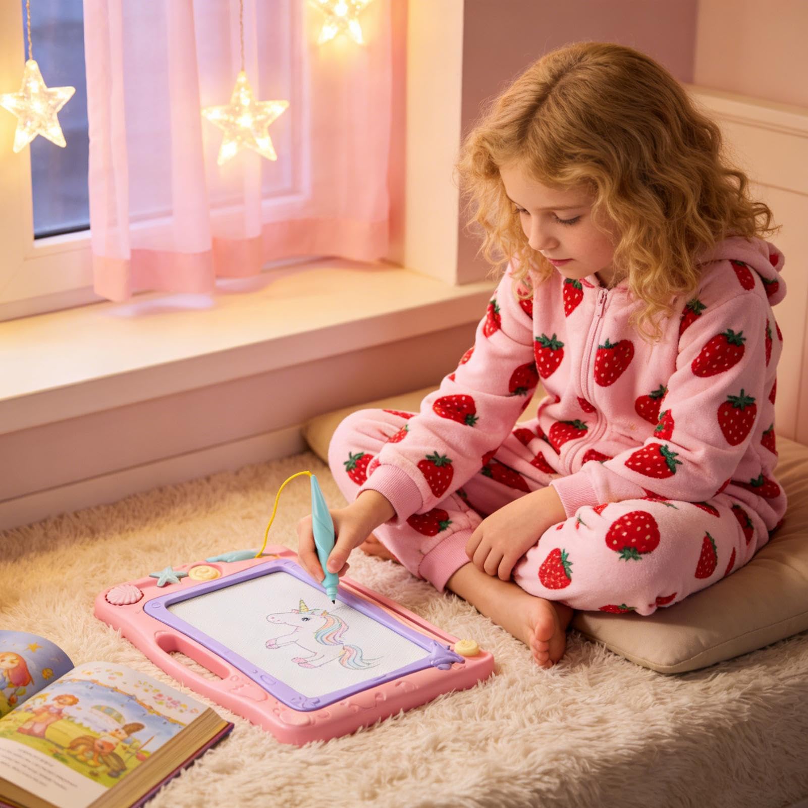 Lavagna Da Disegno Per Bambini Giocattolo Educativo Interattivo per la | Lavagna Magnetica Per Pittura Regalo Bambini Natale Capodanno Compleanno
