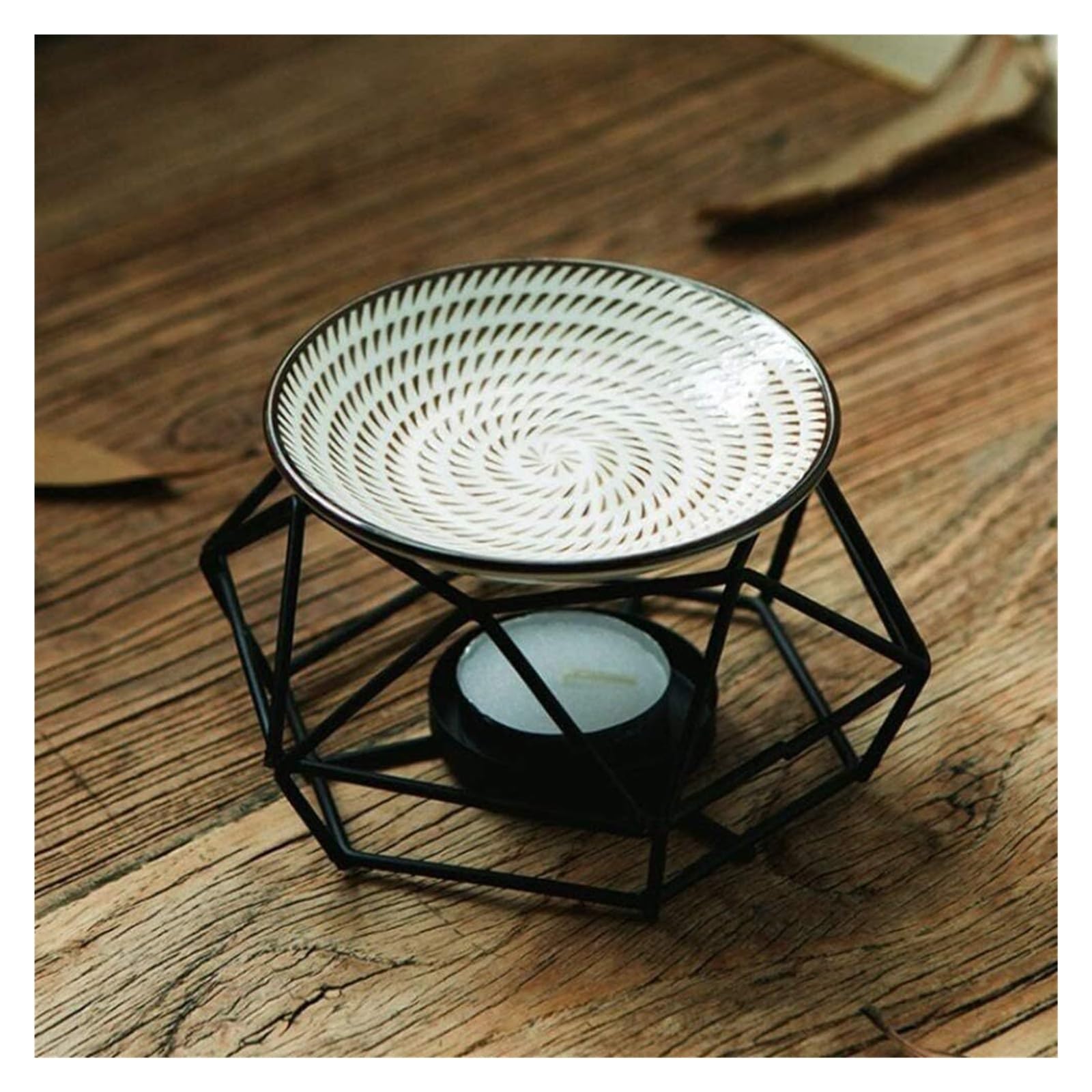 YKMYXZ wax burner， Scented Candle Fragrance Melter Tea Light Holder eramic Tealight Oil Burner