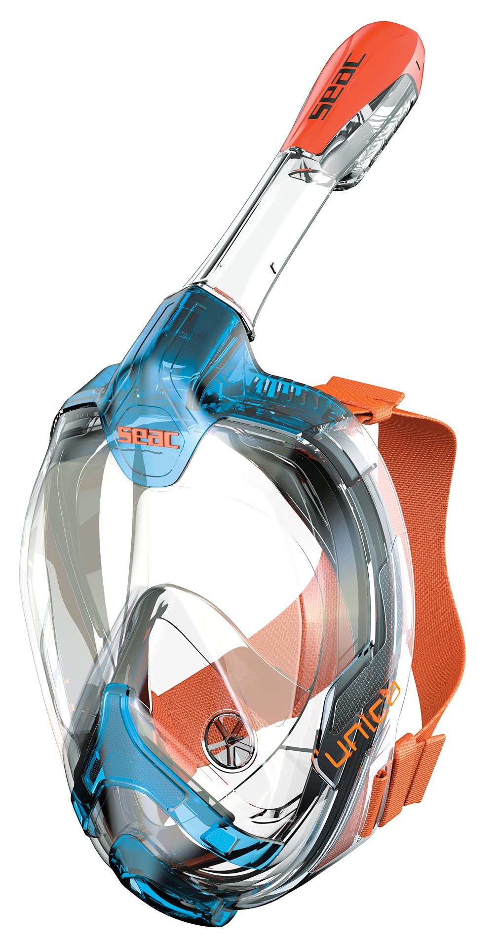 Seac Unica SLT, maschera integrale da snorkeling per adulti, facciale in polimero anallergico senza ftalati, testata e brevettata