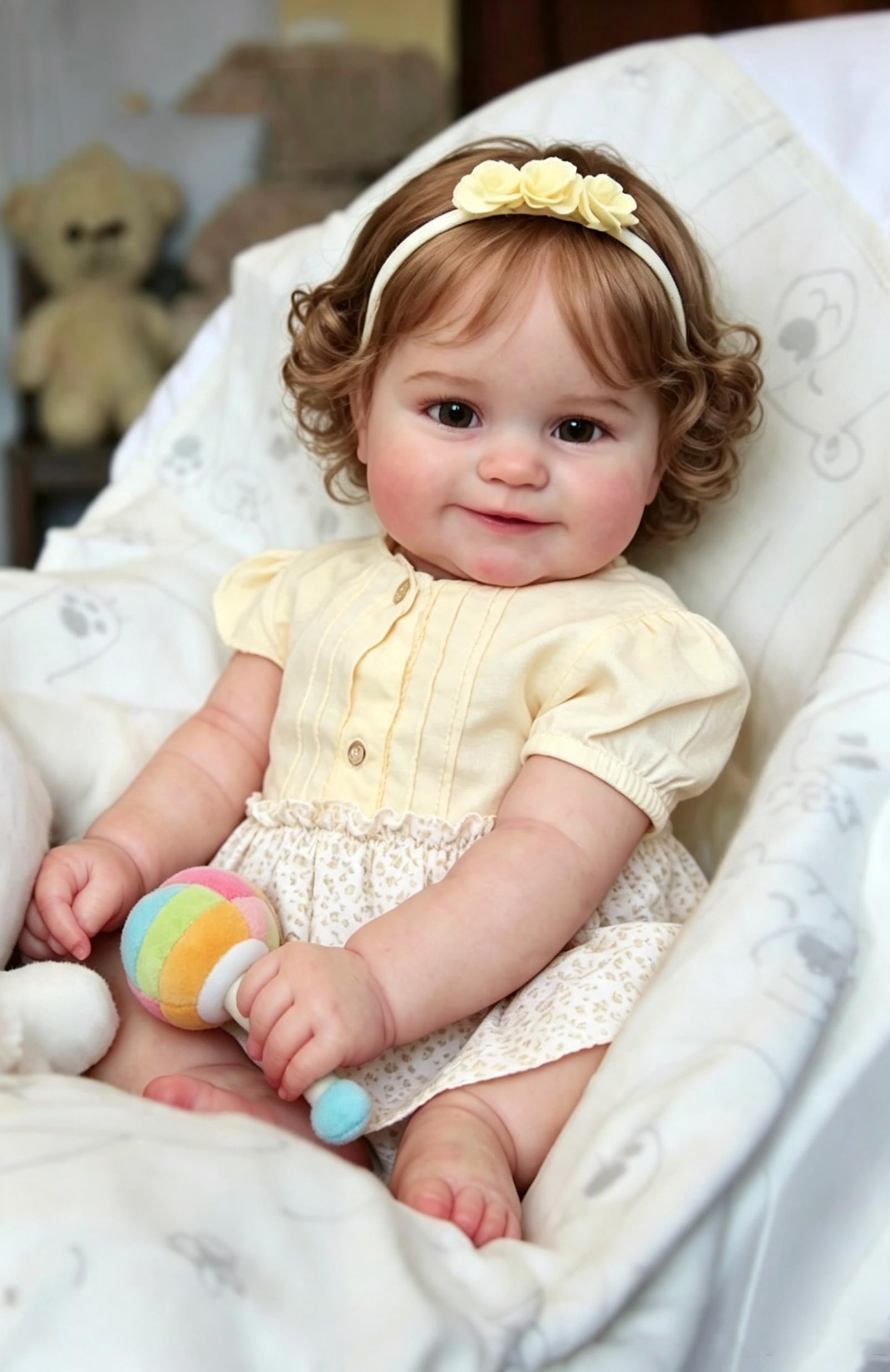 Anano Lifelike Reborn Baby Dolls 20 Inch Full Body Vinyl Girls Real Baby