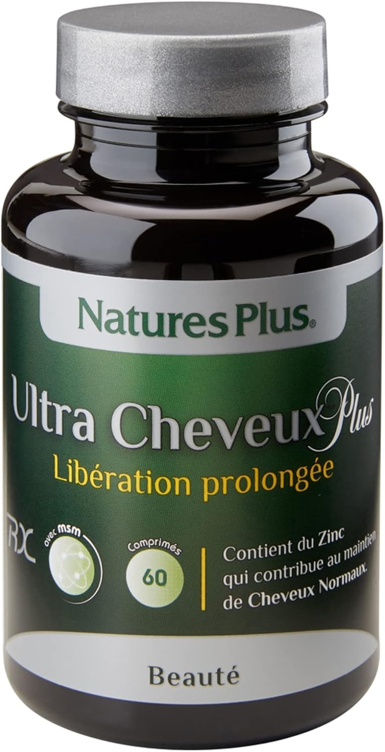 Nature s plus – Ultra Hair Plus met langdurige werking – 60 tabletten – haarverzorging