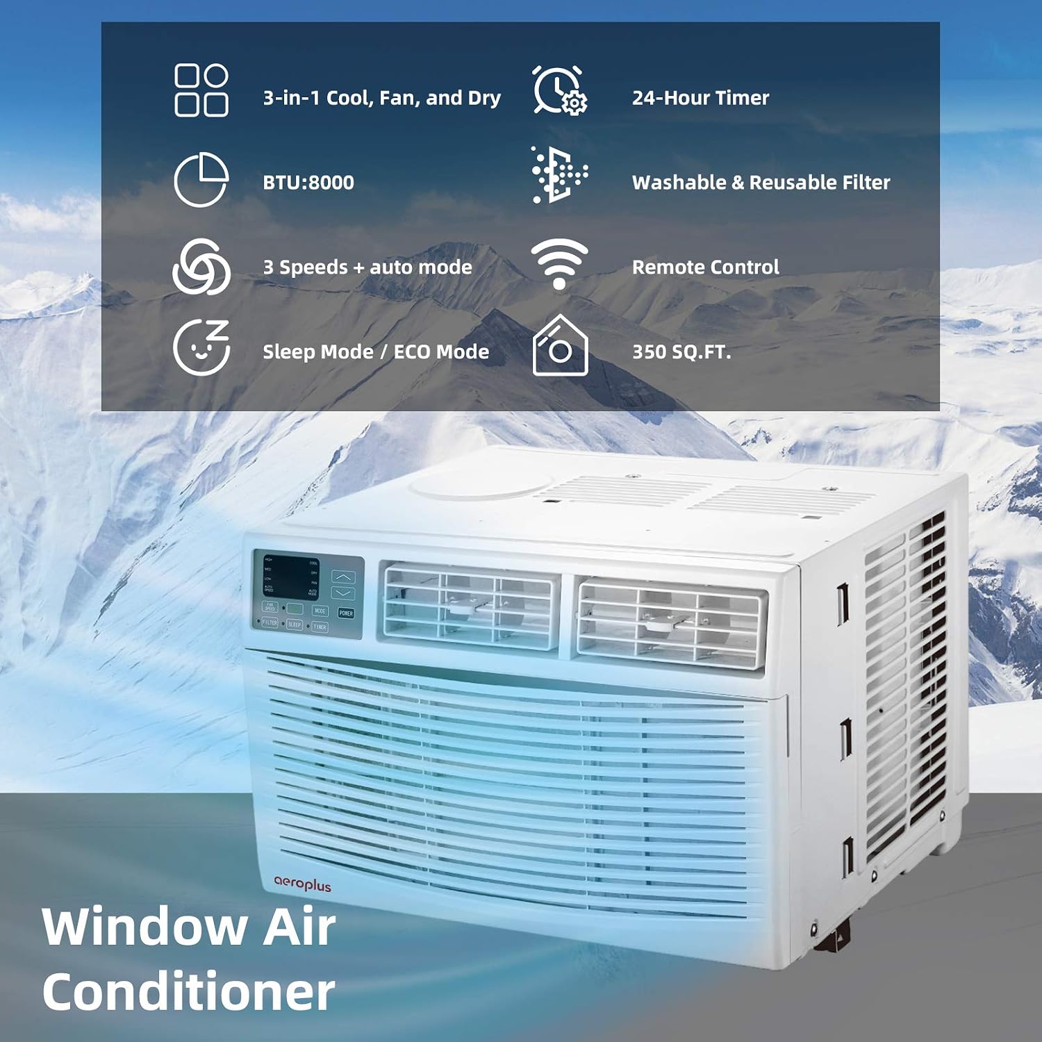 Aeroplus Window air conditioner 