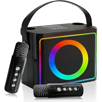 Karaoke Machine for Children and Adults Karaoke System with 2 Microphones