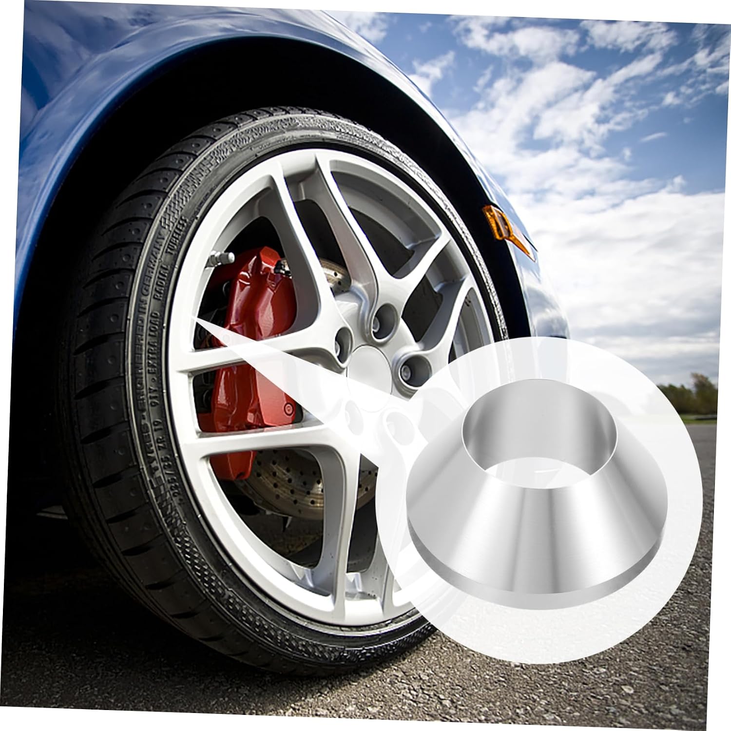 Unomor Manual Tire Changer Centering Cone for Truck Car Tire Replacement Aluminum Design for Safety Reliability Essential Tool Garages