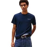 Tommy Jeans Tjm Slim Linear Chest Tee Ext Dm0Dm21780, Maglietta a Maniche Corte