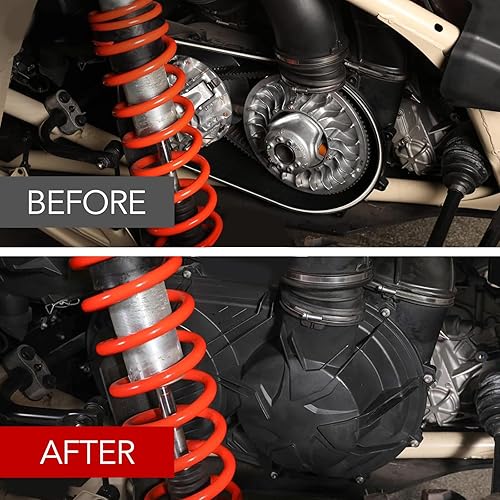 Miniatura 7 de A & UTV PRO Cubiertas de carcasa de embrague exterior e interior X3 para Can Am Maverick X3 Max 2017-2022, accesorios de cubierta de transmisión de