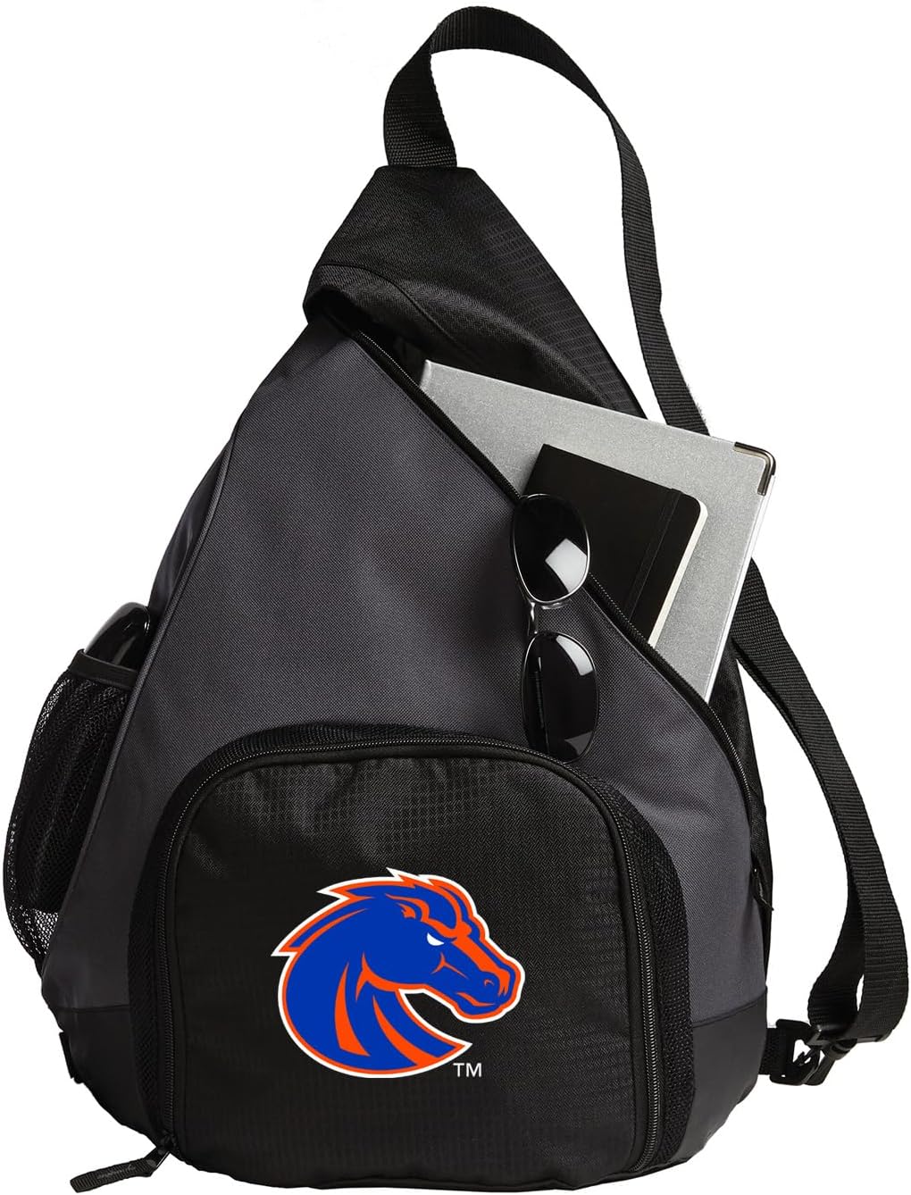 Broad Bay Boise State Backpack with Soccer Ball or Volleyball Bag Sports Gear Compartment Practice Bag