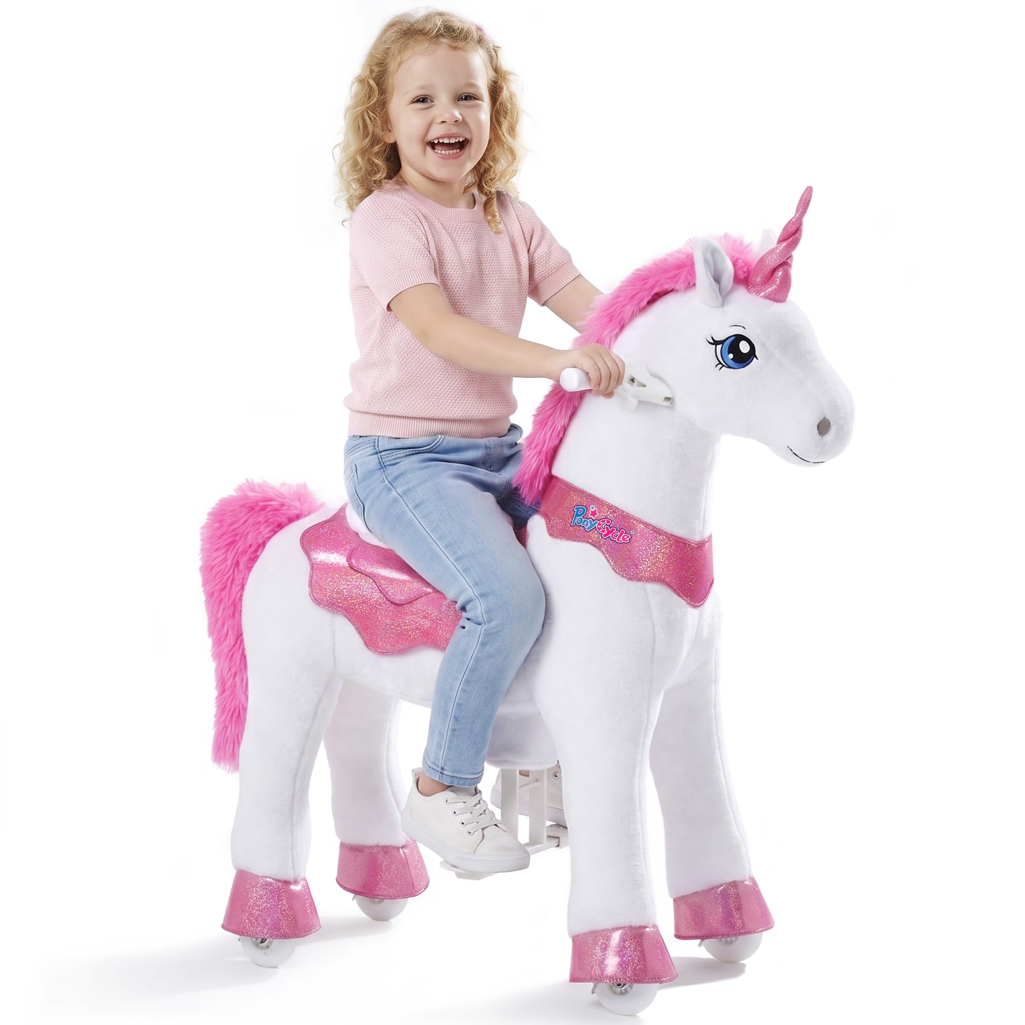 Amazon.co.jp: PonyCycle Model E - ライド オン ユニコーン おもちゃ