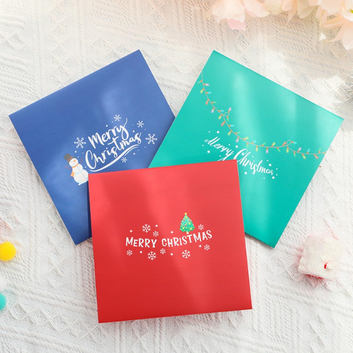 Tarjetas Postales De Felicitación 3D De Papá Noel,... - Grandado