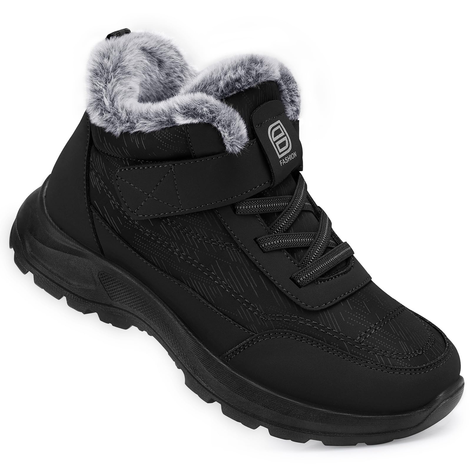 shibever Snow Boots for Women Winter: Warm Fur Lined Ankle Snow Booties Anti-Slip Waterproof Comfortable Outdoor Winter Shoes-picture-27
