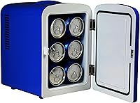 Vista 6 de CURTIS - Mininevera de Pepsi de 6 latas, AZUL, 4 litros