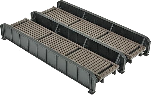 Vista 22 de Walthers Cornerstone Serie Kit Caballete de Escala HO con Puente de Viga de Cubierta de Acero