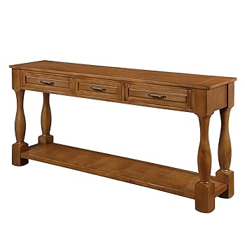 カウンターテーブル・ハイテーブル d-bodhi celebes console table Amazon.com: Polibi 63 inch Wood Long Console Table with 3