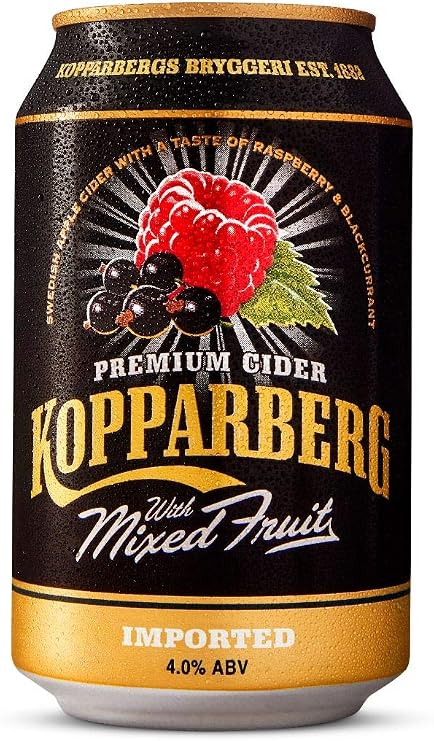 Kopparberg Mixed Fruit Cider 24x330ml cans & Strawberry & Lime Cider 24x330ml cans