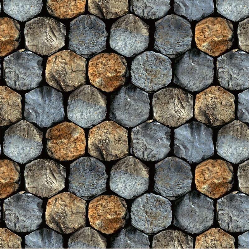 See full amazon price history chart for VI COLLECTIONS 400 CM X 45 CM Hexagon Bricks Self Adhesive Wallpaper VI COLLECTIONS 400 CM X 45 CM Hexagon Bricks Self Adhesive Wallpaper (B0BRBD52GZ) Amazon Price History, Amazon Price Tracker