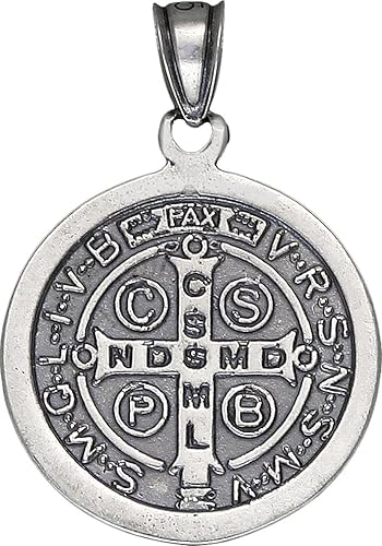 Miniatura 2 de eJewelryPlus - Collar con colgante reversible de plata de ley con cadena