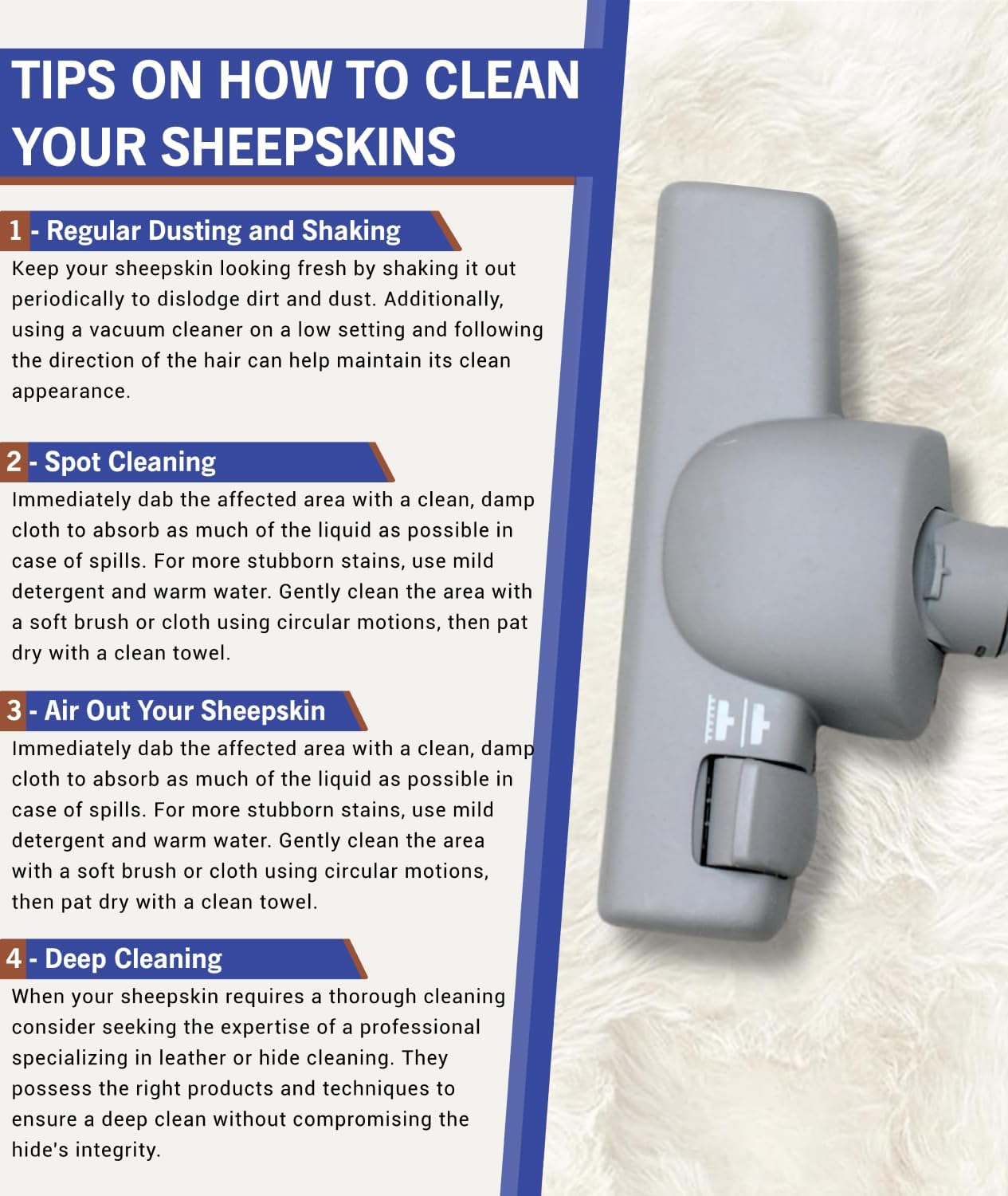 Cowhides Direct Authentic Sheepskin Rug - White Fur Rug for Bedrooms, Chair Throws & More - Fluffy & Soft New Zealand Sheepskin Rugs (2’x3’)