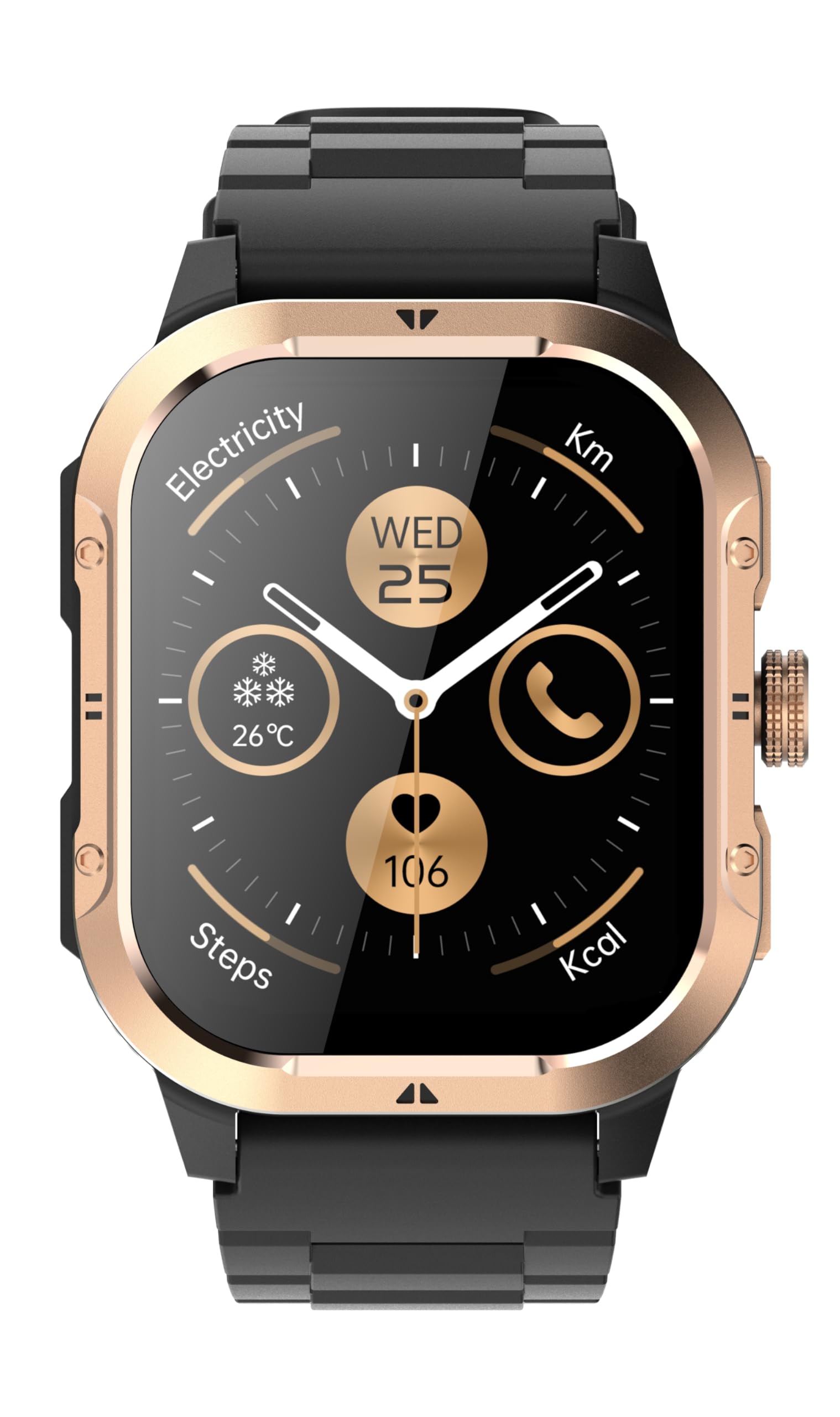 Reloj Inteligente Mujer con GPS, 2.06'' HD Smartwatch con Llamadas Bluetooth, IP68 Fitness Tracker con 110+ Modos Deportivos, Monitor de Sueño/Podómetro/Pulsómetro/SpO2 Smart Watch para Android iOS
