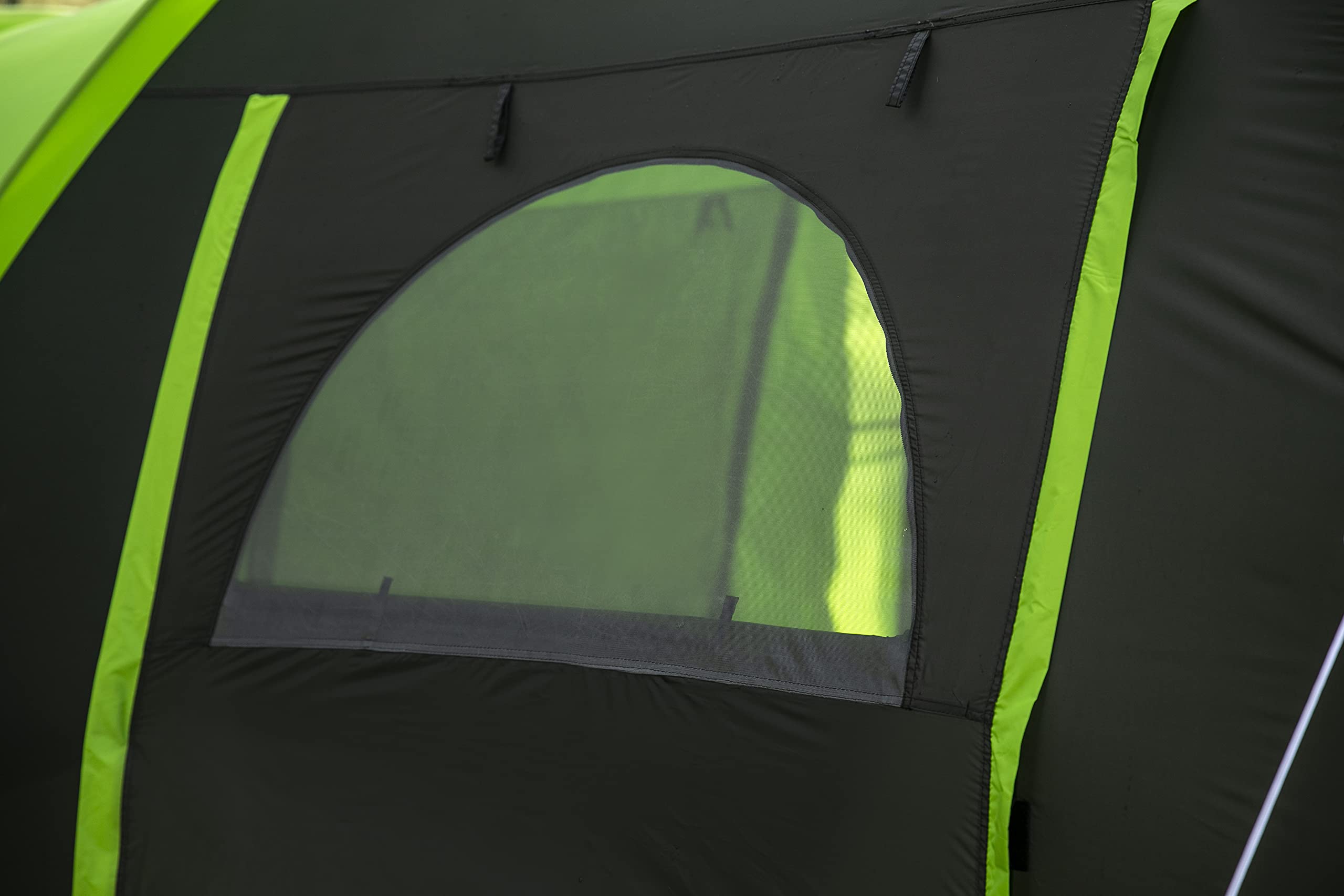 peme Tienda de Campaña Túnel Bojan 6, para 6 Personas, Impermeable 4000mm, Carpa Familiar para Actividades al Aire Libre como Trekking, Camping y Senderismo, con Vestíbulo y Toldo Solar, 2 Entradas