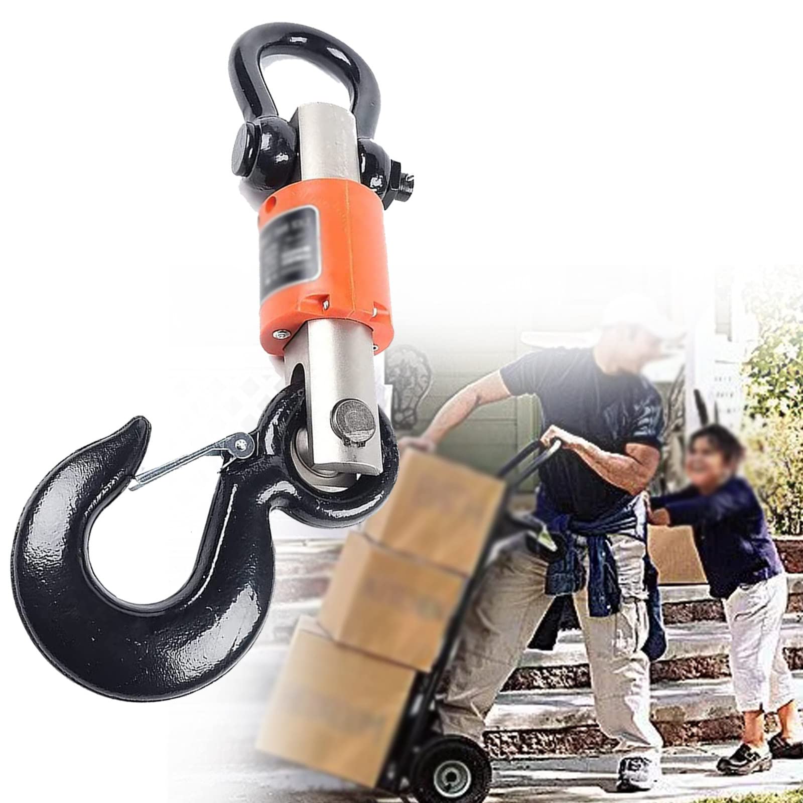 Básculas digitales,básculas de grúas, básculas de grúas industriales pesadas con instrumentos portátiles,básculas de grúas pesadas,adecuadas para la caza al aire libre en granjas familiares,5tons