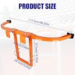 Stabilisateur d'échelle avec crochet de toit et rallonge murale, bras de support en acier lourd pour protection des gouttières, travaux de toiture et stabilisation de mur latéral, accessoire d'échelle pour peinture
