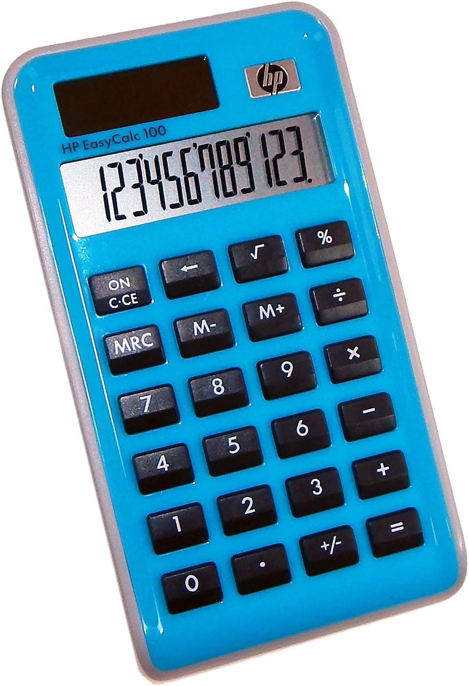 HP EasyCalc 100 Taschenrechner - Solarbetrieben Mit 12-stelligem Display
