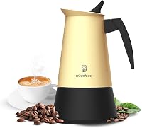 Cecotec Piccolina 900 Olasz Moka Kávéfőző 450ml Bézs Rozsdamentes Acél 1