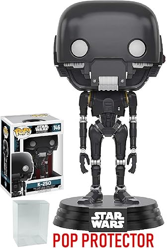 Miniatura 2 de Funko Pop! Star Wars: Rogue One - K-2SO #146 Figura de vinilo (incluye funda protectora de caja pop)