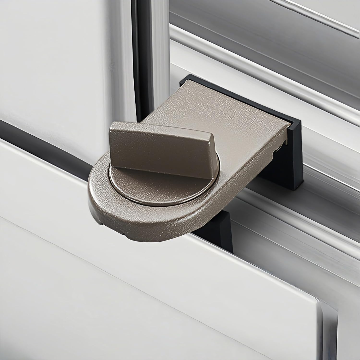 Sliding Window Lock Stopper Adjustable Window Limiter Security Lock