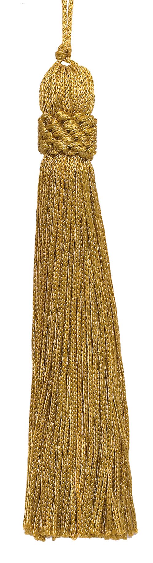 Tassel de chaîne couronne or antique 14cm lot de 10 pour passementerie créative