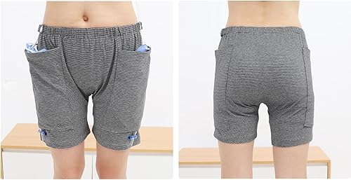 Miniatura 8 de Ropa interior para bolsa de drenaje, pantalones cortos para bolsa de nefrostomía, bolsa de pierna de catéter, soporte para bolsa de pierna para ropa